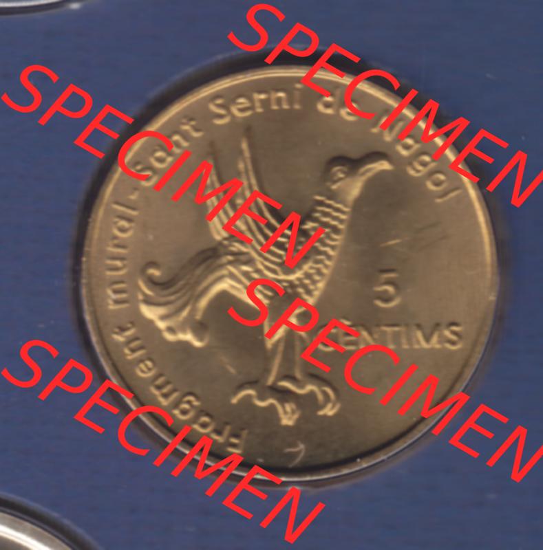 Umlaufmünzen Andorra 2003, 5 Centimes (1) Sammlung