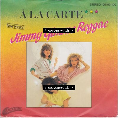 BRD, Soul und Funk (Singles) Coconut Records 1984, À La Carte mit Jimmy Gimme Reggae. Vinyl-Schallplatten hier im online Katalog als Bildmaterial hochladen. Katalogisiere... Sammlung