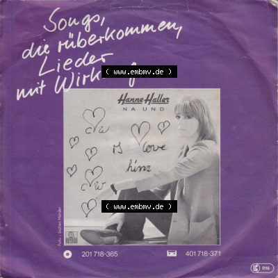 Schlager (Singles), Ariola Records 1980, Hanne Haller mit Samstag Abend (2) Sammlung