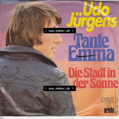 Schlager (Singles), Ariola Records 1975, Udo Jürgens mit Tante Emma (1) Sammlung