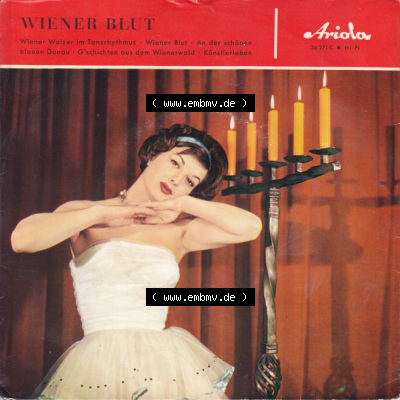 Schlager (Singles), Ariola Records, Wiener Blut mit Wiener Walzer Im Tanzrhythmus (1) Sammlung