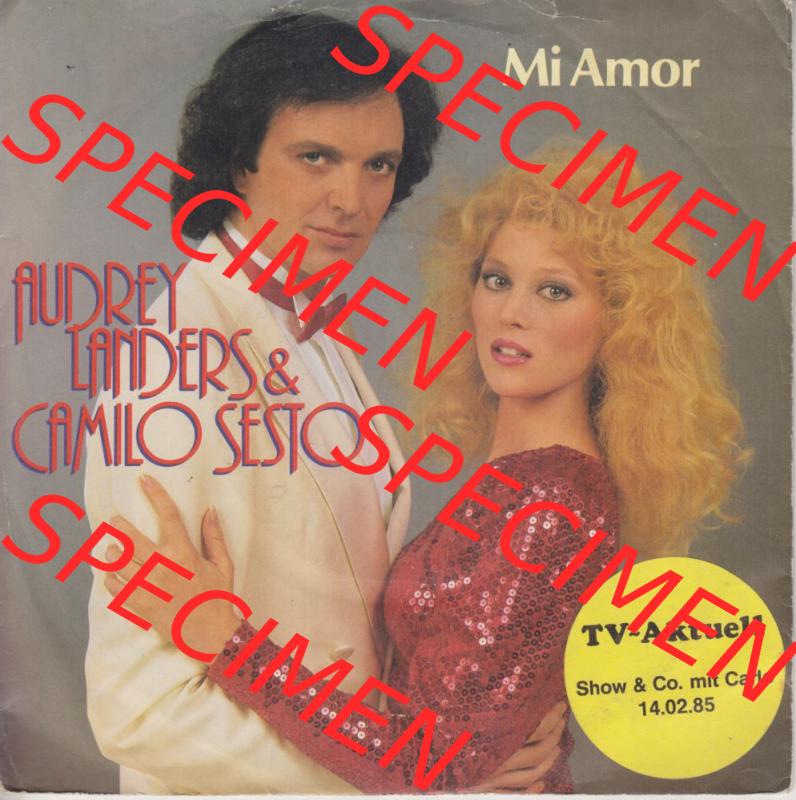 BRD, Rock & Pop (Singles) Ariola Records 1984, Audrey Landers und Camilo Sesto mit Mi Amor und Guantanamera. Vinyl-Schallplatten hier im online Katalog als Bildmaterial... Sammlung