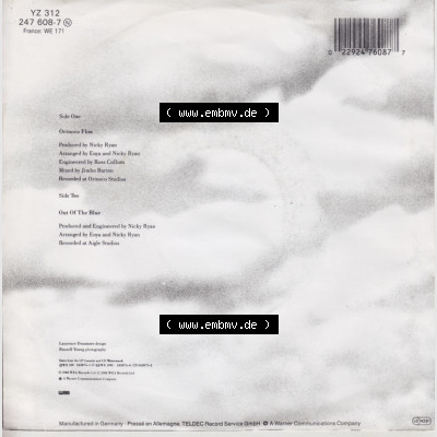 BRD, New Age (Singles) WEA Records 19888, Enya mit Orinoco Flow und Out Of The Blue. Die Vinyl Single Schallplatten wurden hier im online Katalog als Datensatz hochladen.... Sammlung