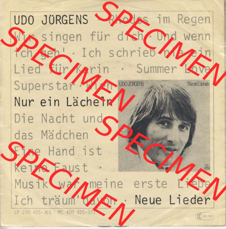 BRD Schlager (Singles), Ariola Records 1979, Udo Jürgens mit Rhodos im Regen und Nur ein Lächeln. Die Vinyl Single Schallplatten wurden hier im online Katalog als... Sammlung