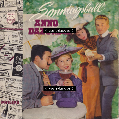 Schlager (Singles), Philips Records 1960, Die Runxendorfer Blasmusik mit Sonntagsball Anno Dazumal. BRD, Philips Records Single... Sammlung