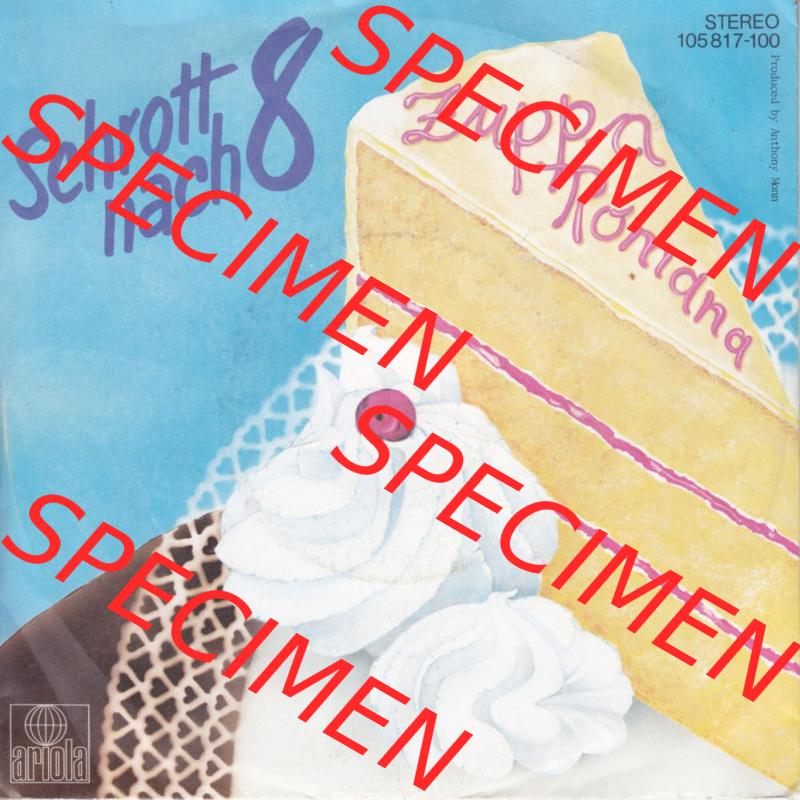 BRD, Rock & Pop (Singles) Ariola Records 1983, Schrott nach 8 mit Zuppa Romana und Das Elefantenlied. Vinyl-Schallplatten hier im online Katalog als Bildmaterial hochladen.... Sammlung