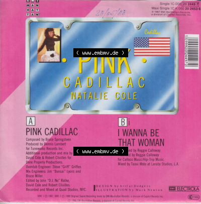 Natalie Cole, Pink Cadillac, I Wanna Be That Woman Sammlung