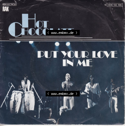 Hot Chocolate, Put Your Love Me, Let Them Be The Judge Sammlung