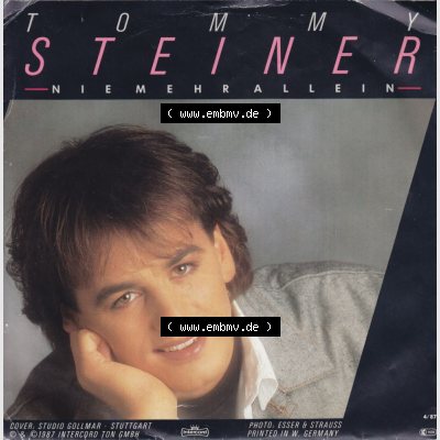 BRD Schlager (Singles), Intercord Records 1987, Tommy Steiner mit Parlez-vous francais und Nie mehr allein. Die Vinyl Single Schallplatten wurden hier im online Katalog als... Sammlung
