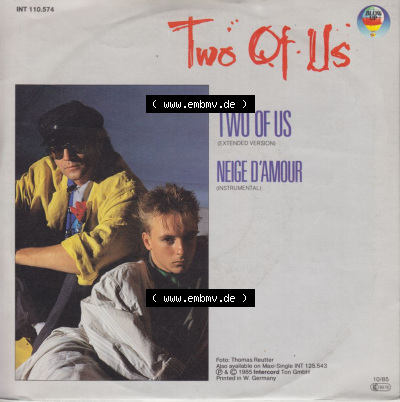 Two Of Us, Two Of Us, Neige D´Amour Sammlung