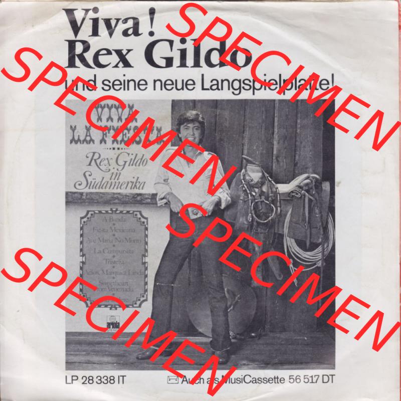 Schlager (Singles), Ariola Records 1977, Rex Gildo mit Eviva El Amor. Die Vinyl Single Schallplatten wurden hier im online Katalog als Datensatz hochladen. Katalogisiere... Sammlung