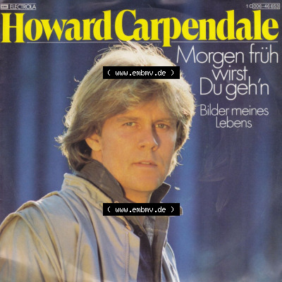 Schlager (Singles), Electrola Records 1982, Howard Carpendale mit Morgen Früh Wirst Du Geh'n. Vinyl-Schallplatten hier im online... Sammlung