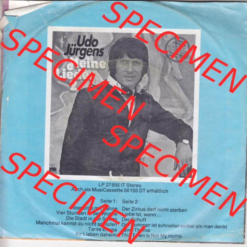 Schlager (Singles), Ariola Records 1975, Udo Jürgens mit Tante Emma (2) Sammlung