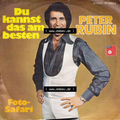 Schlager (Singles), BASF Records 1973, Peter Rubin mit Du Kannst Das Am Besten (1) Sammlung