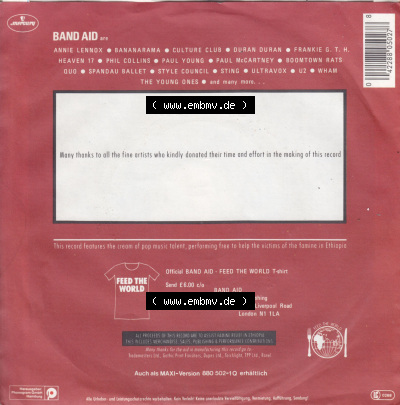 1984, Band Aid - Do They Know Its Christmas Sammlung