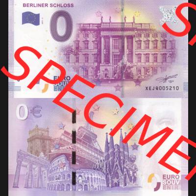 0-Euro Souvenirscheine Deutschland 2017-3, XEJQ, Berliner Schloss (3) Sammlung