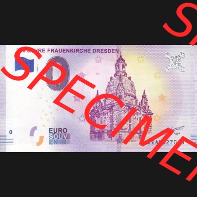 0-Euro Souvenirscheine Deutschland 2018-1, XEAD, 275 Jahre Frauenkirche Dresden (1) Sammlung