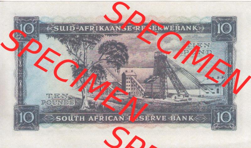 Banknoten Afrika Südafrika 1948-1959, 10 Pfund II (2) Sammlung