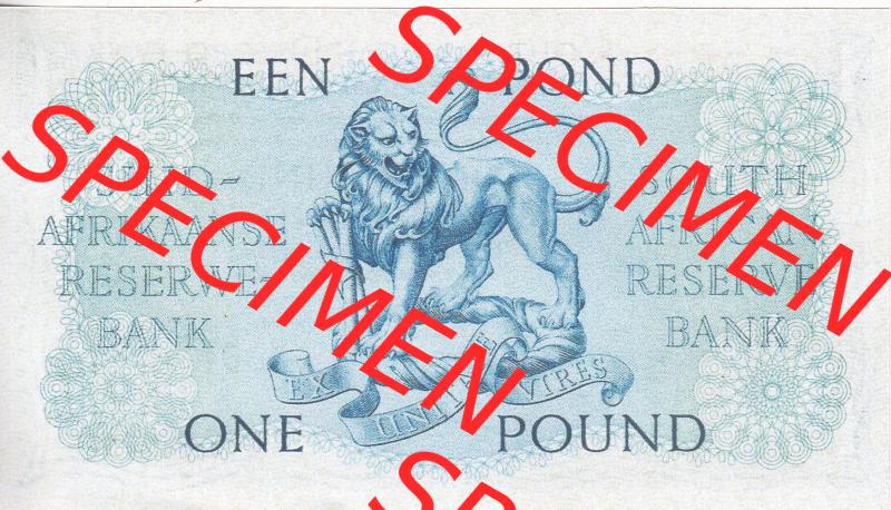 Banknoten Afrika Südafrika 1948-1959, 1 Pfund I (2) Sammlung