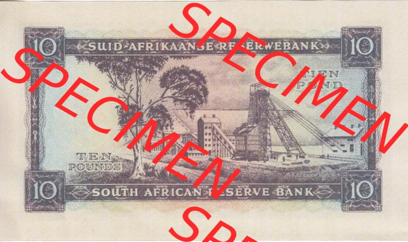 Banknoten Afrika Südafrika 1948-1959, 10 Pfund I (2) Sammlung
