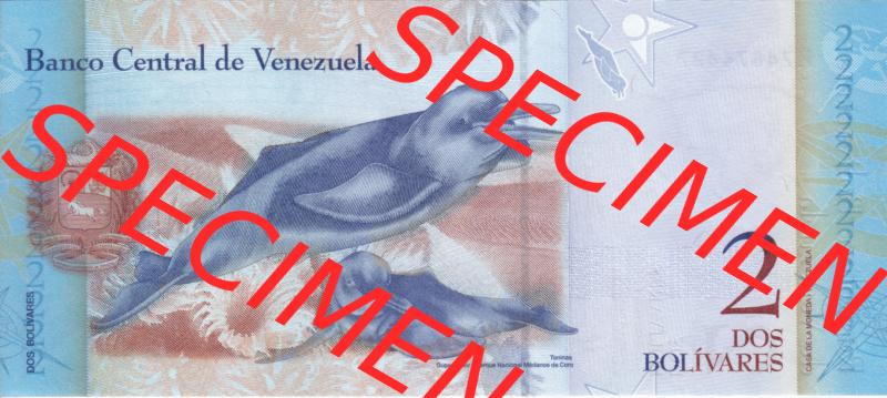 Banknoten Amerika Venezuela 2012, 2 Dos Bolivares (2) Sammlung