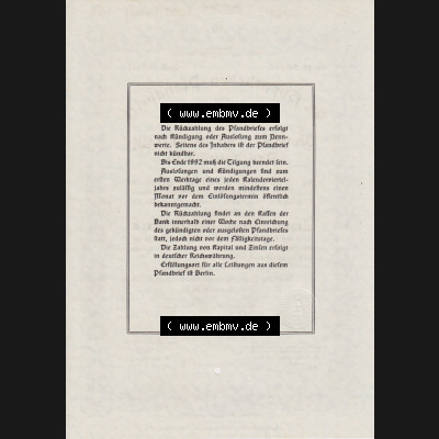 Deutsches Reich 1941 4 Prozent Hypotheken-Pfandbrief über 2000 Reichsmark Deutschen Centralbodenkredit-Aktiengesellschaft Zweitausend Reichsmark (2) Sammlung