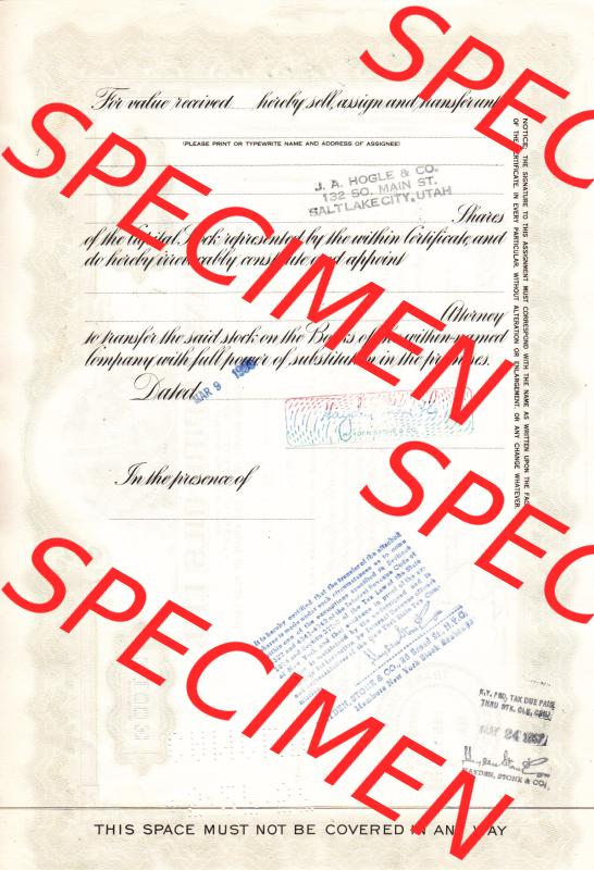 USA Öl 1955, Trans Empire Oils LTD., one Hundred, Zertifikat für 100 Aktien (2) Sammlung