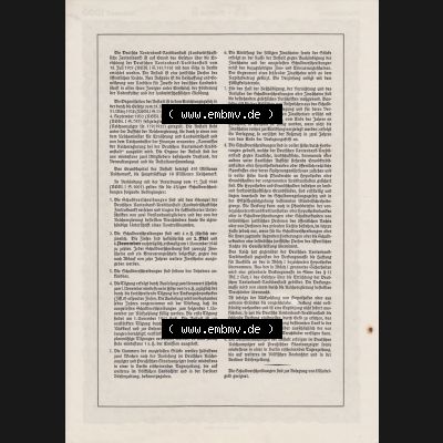1940 September, 4 Prozent Schuld-Verschreibung, Agrarkreditbrief, Wert 1000 Reichsmark, Berlin (2) Sammlung