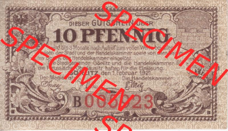Notgeldscheine Görlitz, Notgeld (0001) Sammlung
