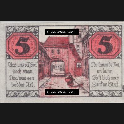 Notgeldscheine Salzwedel, Stadt in Provinz Sachsen Notgeld 1921, 5 Pfennig Der Giel (1) Sammlung