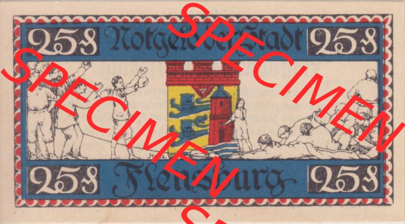 Notgeldscheine Flensburg, Stadt in Schleswig-Holstein Notgeld 1920, 25 Pfennig (1) Sammlung