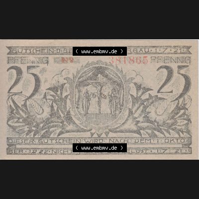 Notgeld Oberammergau, Gemeinde in Bayern 1921 25 Pfennig II (1). Deutsches Notgeld Oberammergau, Gemeinde aus Land Bayern im online Katalog zum katalogisieren, kategorisieren... Sammlung