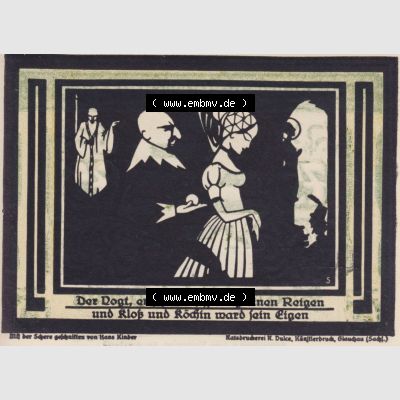 Notgeld Auerbach Amtshauptmannschaft 1921, 75 Pfennig, Nr. 5. (2). Deutsches Notgeld Auerbach Amtshauptmannschaft aus Land Sachsen im online Katalog zum katalogisieren,... Sammlung