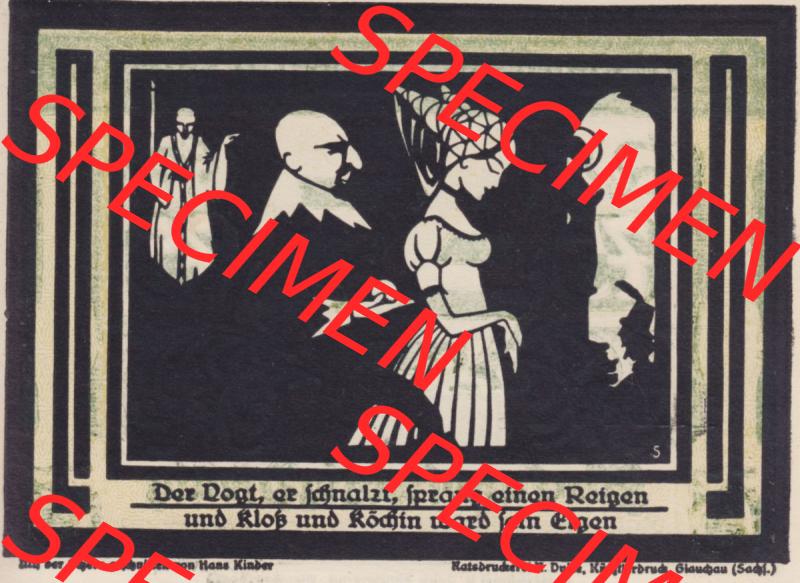 Notgeld Auerbach Amtshauptmannschaft 1921, 75 Pfennig, Nr. 5. (2). Deutsches Notgeld Auerbach Amtshauptmannschaft aus Land Sachsen im online Katalog zum katalogisieren,... Sammlung