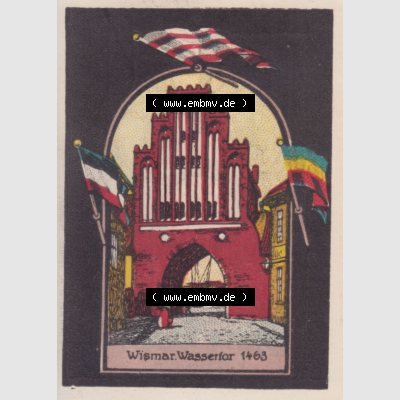 Notgeld Wismar, Stadt in Mecklenburg-Schwerin 1921, 25 Pfennig Wassertor (2). Deutsches Notgeld Wismar, Stadt aus Land Mecklenburg-Schwerin im online Katalog zum katalogisieren,... Sammlung