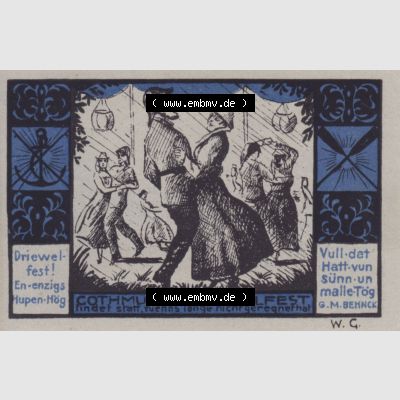 Notgeld Lübeck, Stadt im Land Lübeck, Gothmund 1921, 50 Pfennig E (2). Deutsches Notgeld Lübeck, Stadt aus Land Lübeck im online Katalog zum... Sammlung