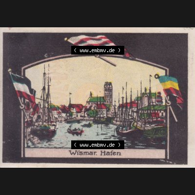 Notgeld Wismar, Stadt in Mecklenburg-Schwerin 1921, 95 Pfennig Hafen (2). Deutsches Notgeld Wismar, Stadt aus Land Mecklenburg-Schwerin im online Katalog zum katalogisieren,... Sammlung