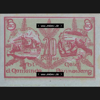 Notgeldscheine Oberösterreich Pennewang 1920, 20 Heller (1). Notgeld Oberösterreich Pennewang, Notgeldscheine aus Oberösterreich im online Katalog für private... Sammlung