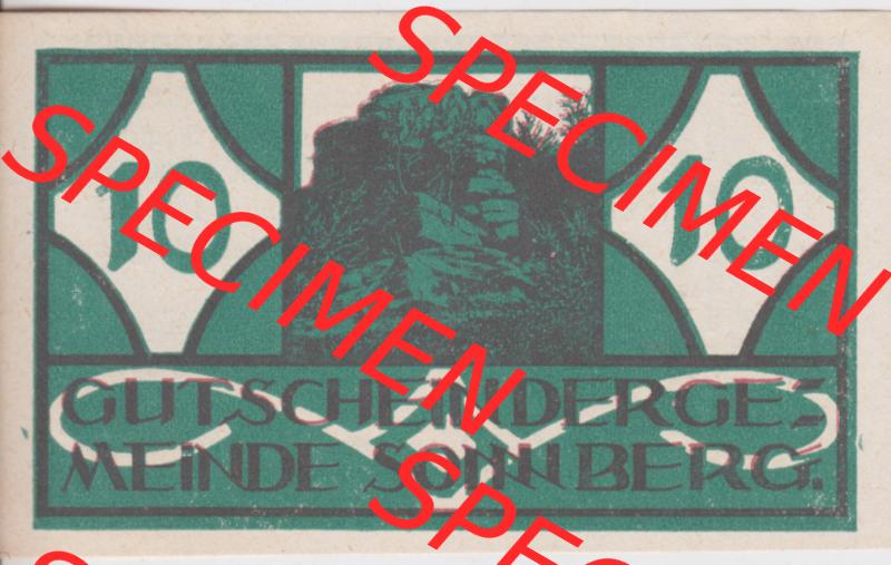 Notgeldscheine Oberösterreich Sonnberg im Mühlkreis 1920, 10 Heller (1). Notgeld Oberösterreich Sonnberg, Notgeldscheine aus Oberösterreich im online Katalog... Sammlung