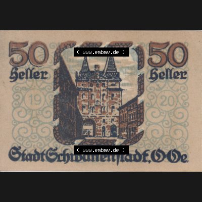 Notgeldscheine Oberösterreich Schwanenstadt 1921, 50 Heller (1). Notgeld Oberösterreich Schwanenstadt, Notgeldscheine aus Oberösterreich im online Katalog für... Sammlung