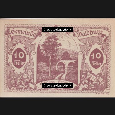 Notgeldscheine Oberösterreich Waldburg 1920, 10 Heller (1). Notgeld Oberösterreich Gemeinde Waldburg, Notgeldscheine aus Oberösterreich im online Katalog für... Sammlung