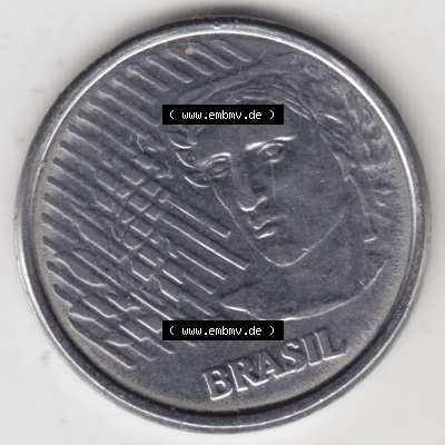 Münzen Brasilien Umlaufmünze 1994-1997, 5 Centavos (2) Sammlung