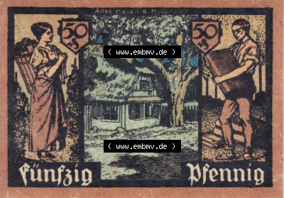 Notgeldscheine aus Grünberg 1921, 50 Pfennig 2 (2) Sammlung