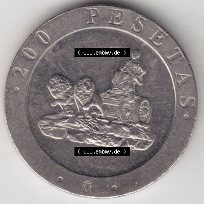 Münzen Spanien Eurovorläufer, Umlaufmünze vor Euroeinführung 1990-1990, Peseteas - Peseten 1990 (1) Sammlung