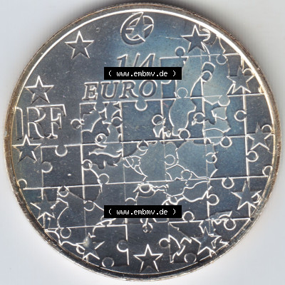 Münzen Frankreich Silbermünze 2004 (03) Sammlung