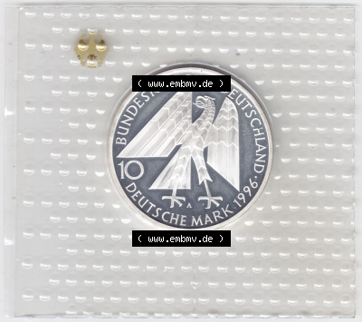 Münzen Deutsche Mark Silbermünze 1996 (1) Sammlung