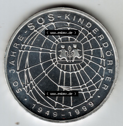 Münzen Deutsche Mark Silbermünze 1999 (4) Sammlung