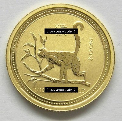 Münzen Australien Goldmünze 2004 (1) Sammlung