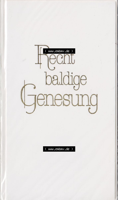 Ansichtskarte Recht baldige Genesung (1) Sammlung