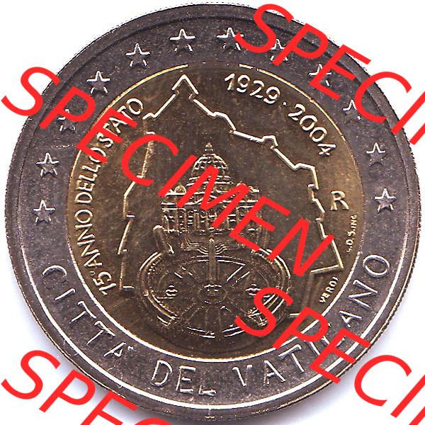 Münzen Euromünzen 2 Euro 2004, Vatikan (1) Sammlung